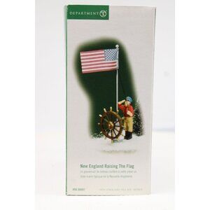 Dept 56 New England Village - New England Raising the Flag
